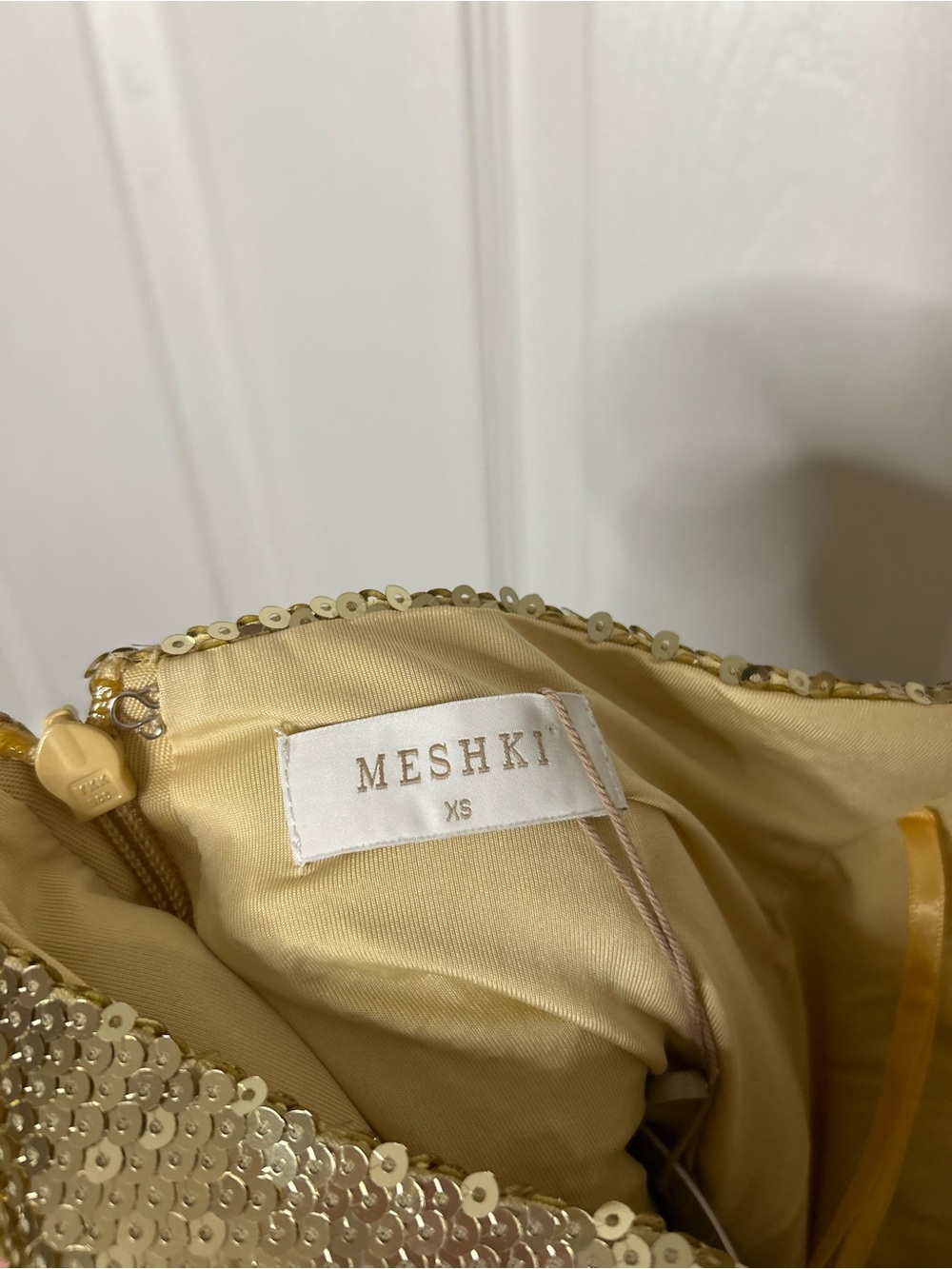 Meshki Cassia Strapless Sequin Rose Midi Dress - Picture 7 of 16